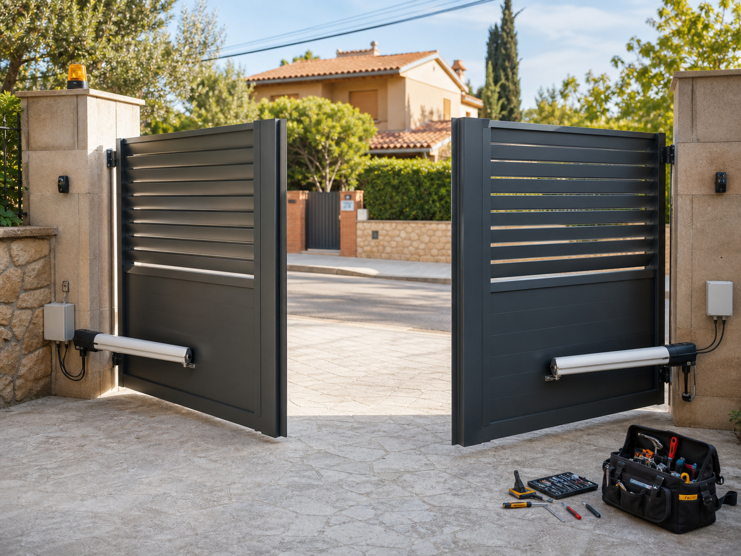 Puertas abatibles en Faura